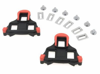 Shimano SPD SL Replacement Cleats - Black - Red - For SPD-SL Road Racing Pedals - Fixed}, Black - Red