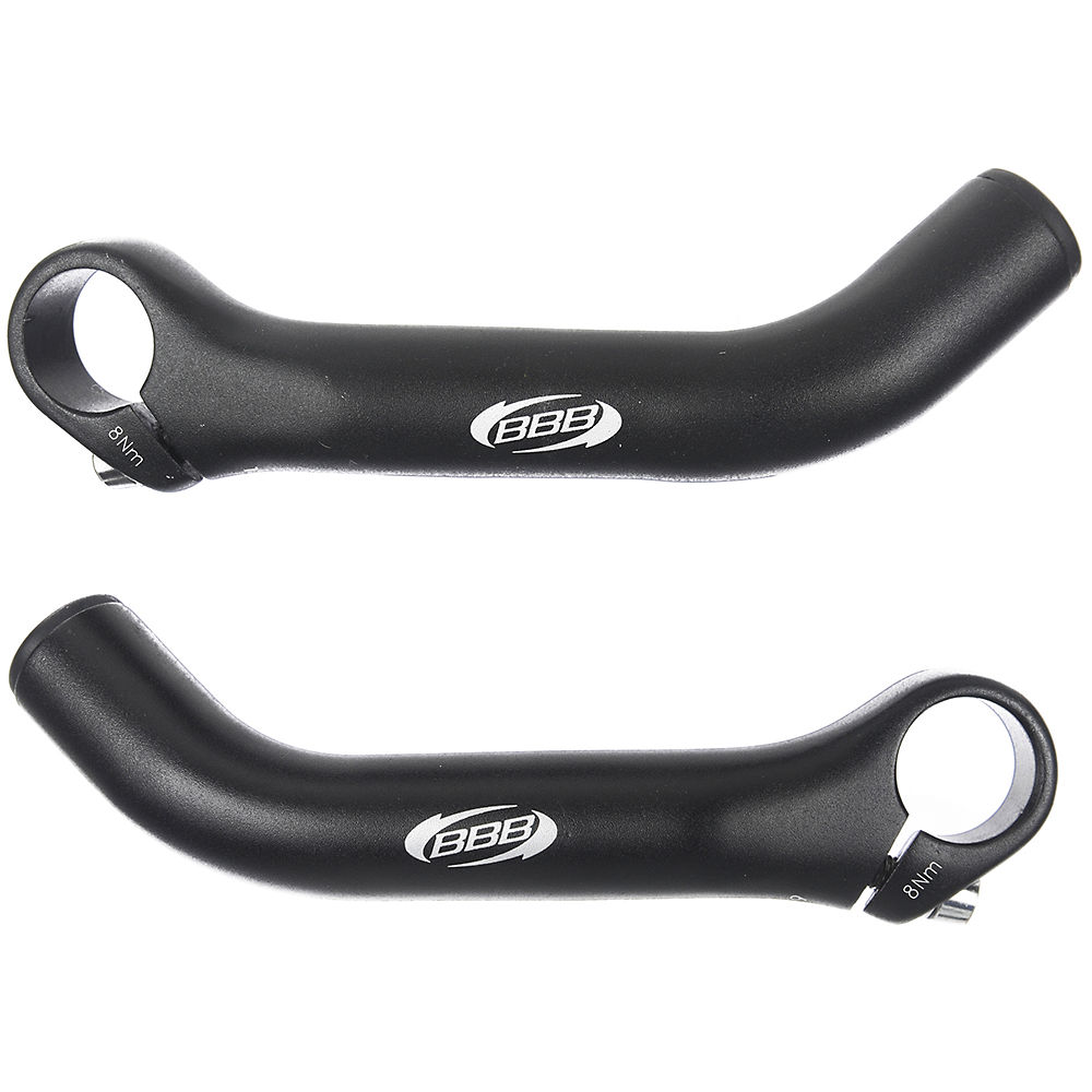 BBB Classic Bar Ends (BBE07) - Black - Curved, Black