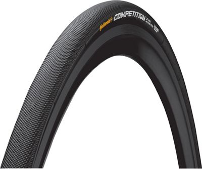 Continental Competition Tubular Road Bike Tyre - Black - 700c}, Black