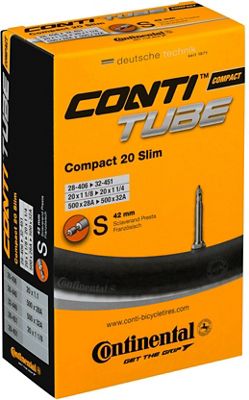 Continental Compact Inner Tube - Black - 20", Black