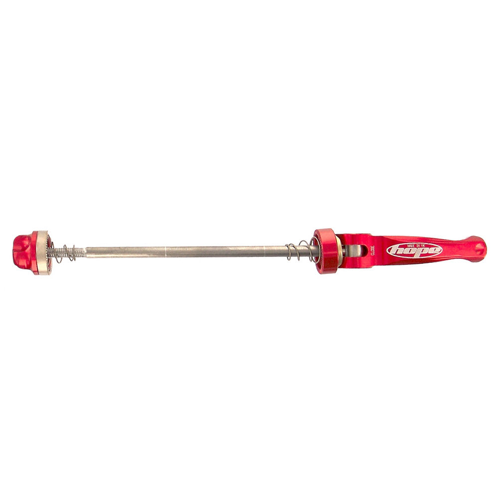 Hope Quick Release Front Steel Skewer - Red - 100mm}, Red