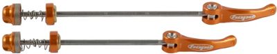 Hope Quick Release MTB Steel Skewers (Pair) - Orange - 100mm & 135mm}, Orange