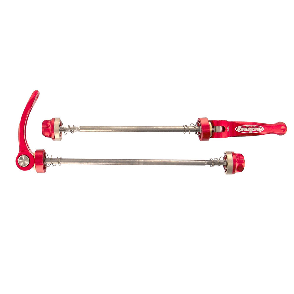 Paire de chevilles en acier à libération rapide Hope - Rouge - 100mm & 135mm, Rouge