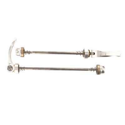 Hope Quick Release MTB Steel Skewers (Pair) - Silver - 100mm & 135mm}, Silver