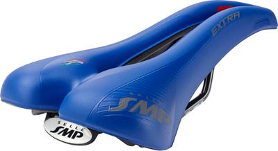 Selle SMP Extra Road Bike Saddle - Blue - 140mm Wide, Blue