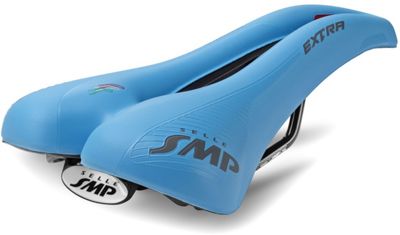 Selle SMP Extra Road Bike Saddle - Light Blue - 140mm Wide, Light Blue