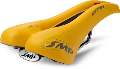 Selle SMP Extra Road Bike Saddle - Yellow - 140mm Wide, Yellow