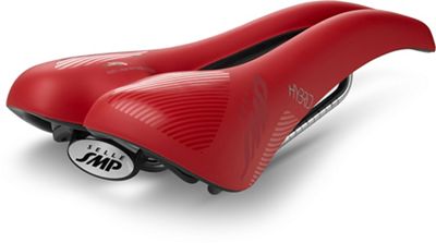Selle SMP Hybrid Bike Saddle - Red - 140mm Wide, Red