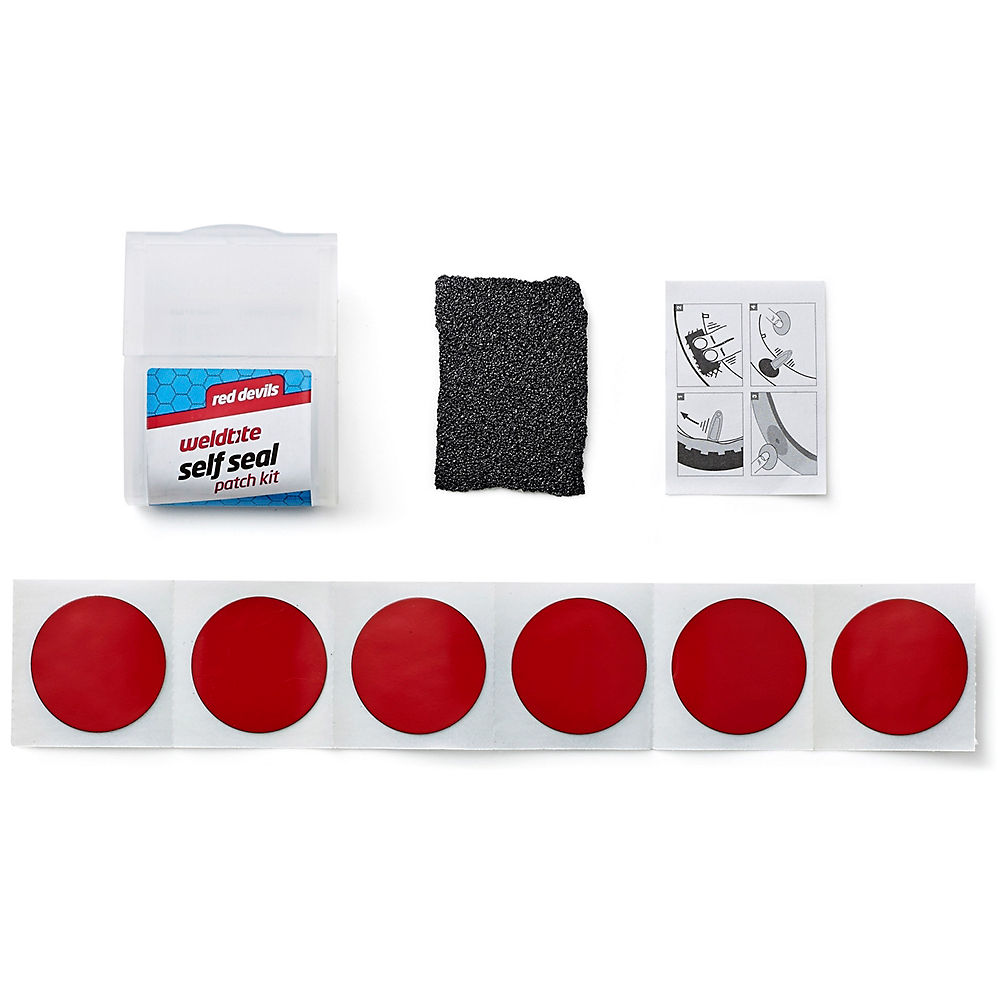 Kit de rustine Weldtite Red Devils - Rouge - 6 Piece, Rouge