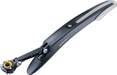 Topeak Defender M2 Clip-On Rear Mudguard - Black, Black