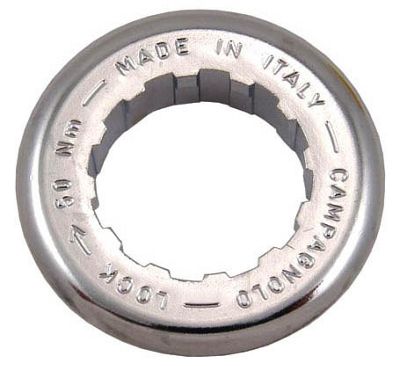 Campagnolo 9-11 Speed Cassette Lock Ring - Silver - 12t}, Silver