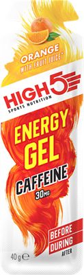 HIGH5 Energy Gels Plus Caffeine 38g x 20
