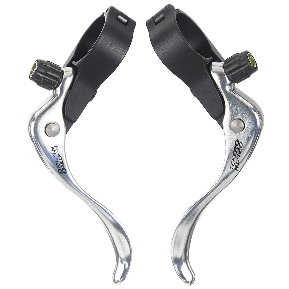 Tektro RL720 Cyclocross Brake Levers - Silver - Pair - 24mm}, Silver