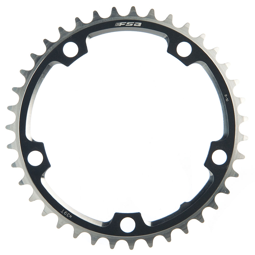 Double Plateau Route FSA C11 - Noir - 130mm, Noir