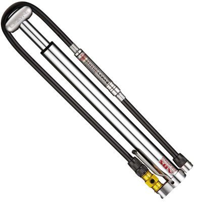 Lezyne Micro Floor Drive HP Mini Pump - Silver - Without Gauge, Silver