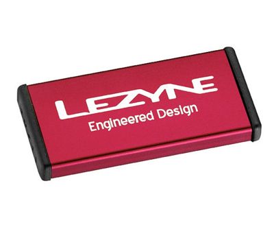 Lezyne Metal Tyre Puncture Patch Repair Kit - Red, Red