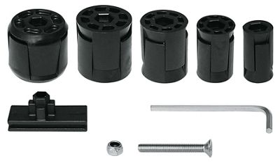 SKS Fastening Kit For Shockboard-ShockBlade - Black, Black