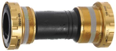 Shimano Saint BB80 Hollowtech II Bottom Bracket - Gold - 83mm - English Thread}, Gold