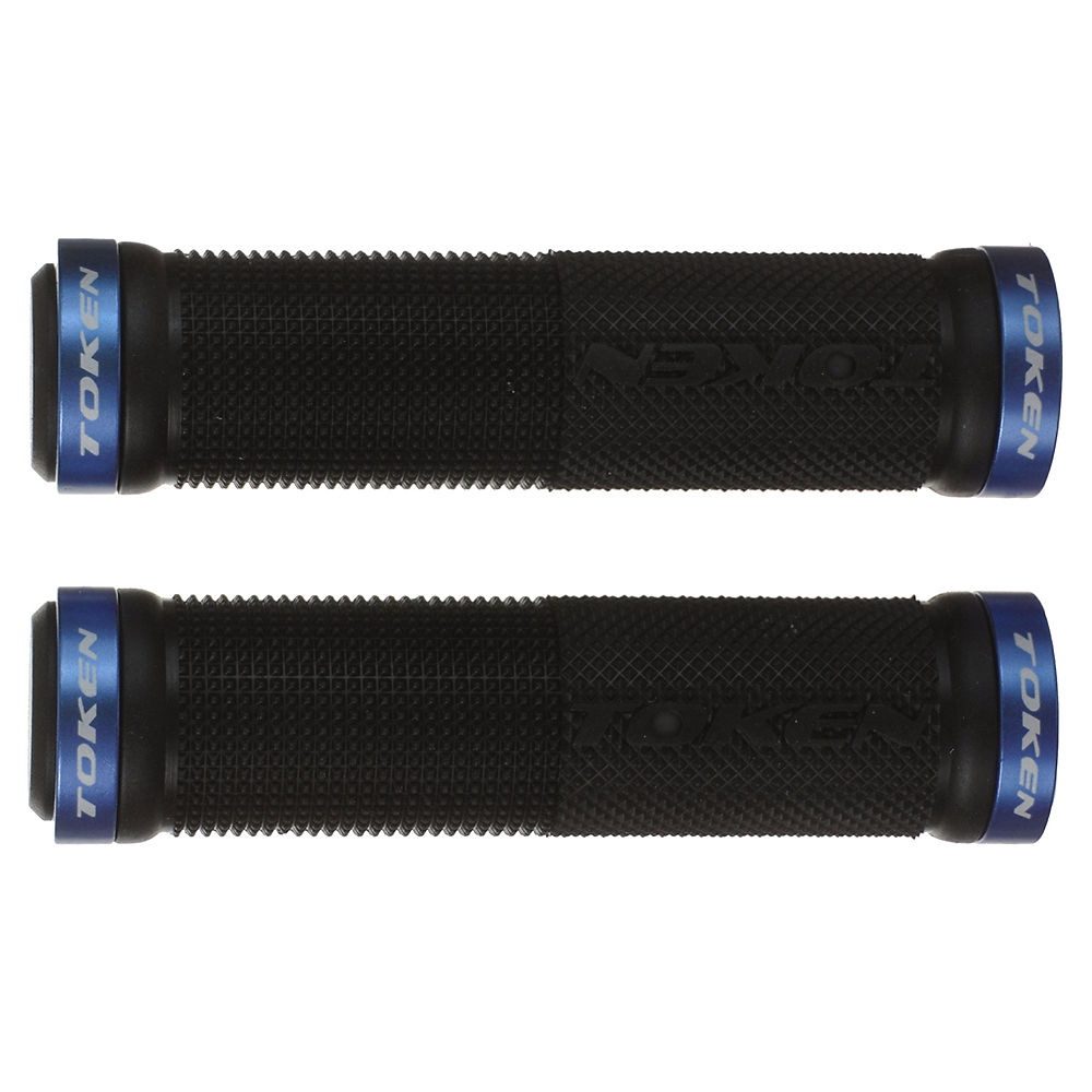 Grips Token Double Lock On - Bleu - 130mm, Bleu