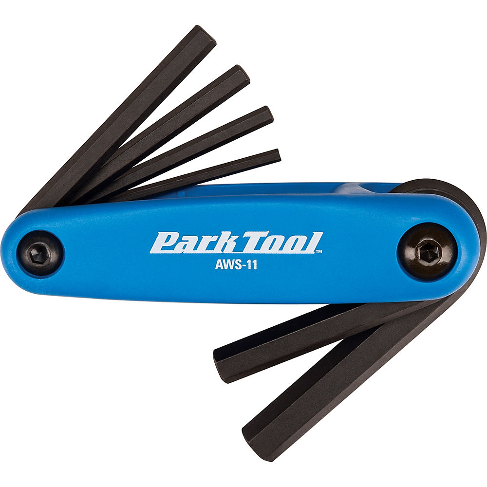 Ensemble de clés Allen repliables Park Tool AWS11 - Bleu, Bleu