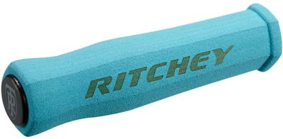 poignées en mousse Ritchey WCS Truegrip Ergo - Bleu - 130mm, Bleu