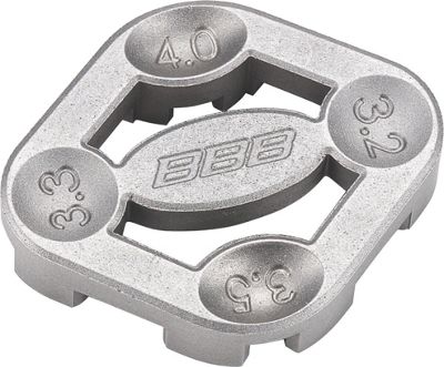 BBB Turner Spoke Key Twister (BTL15) - Silver, Silver