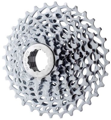 SRAM PG1070 10 Speed Road Cassette - Silver - 11-28t}, Silver