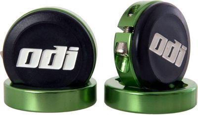 ODI Lock-Jaw Clamps and Snap Caps - Green - Pair}, Green