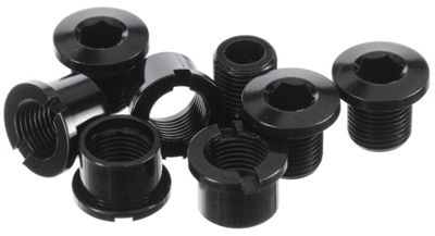 Race Face Replacement Chainring Bolts - Black - Steel, Black