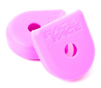 Protèges Manivelles Carbone Race Face - Rose - Pair, Rose