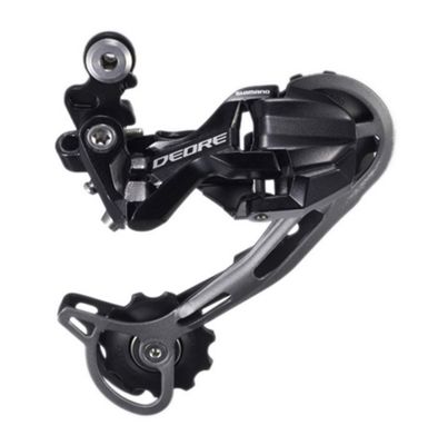 Shimano Deore M592 9sp Rear Derailleur - Black - Long Cage, Black
