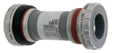 Race Face X-Type Team XC BB Cups - Grey - 68/73mm - English Thread - 24mm Spindle}, Grey