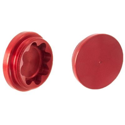 Hope X2 Disc Brake Caliper Bore Cap - Red, Red