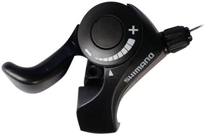 Shimano TX30 Trigger Shifter 7sp - Black - Right Hand Rear}, Black