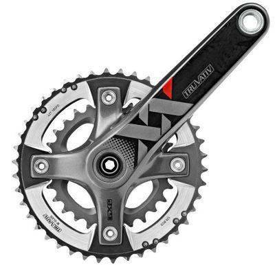Pédalier SRAM XX 10 vitesses - GXP BB - Noir - 166 Q-Factor, Noir