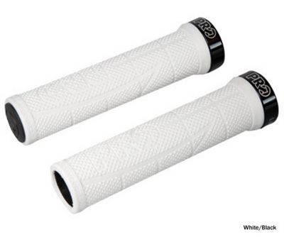 Poignées VTT à contre-écrou simple Pro XCR - Blanc - Noir - 130mm, Blanc - Noir