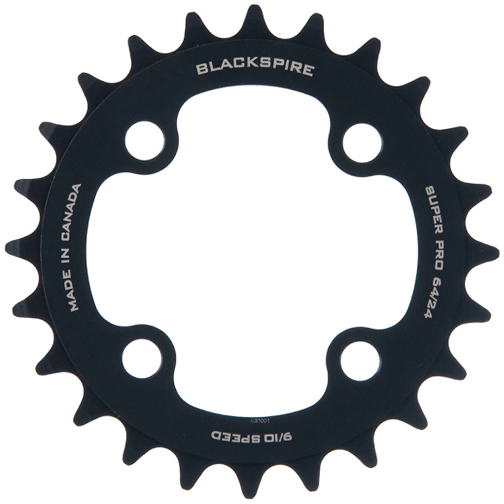 Blackspire Super Pro Inner Chainring - 4-Bolt, Black