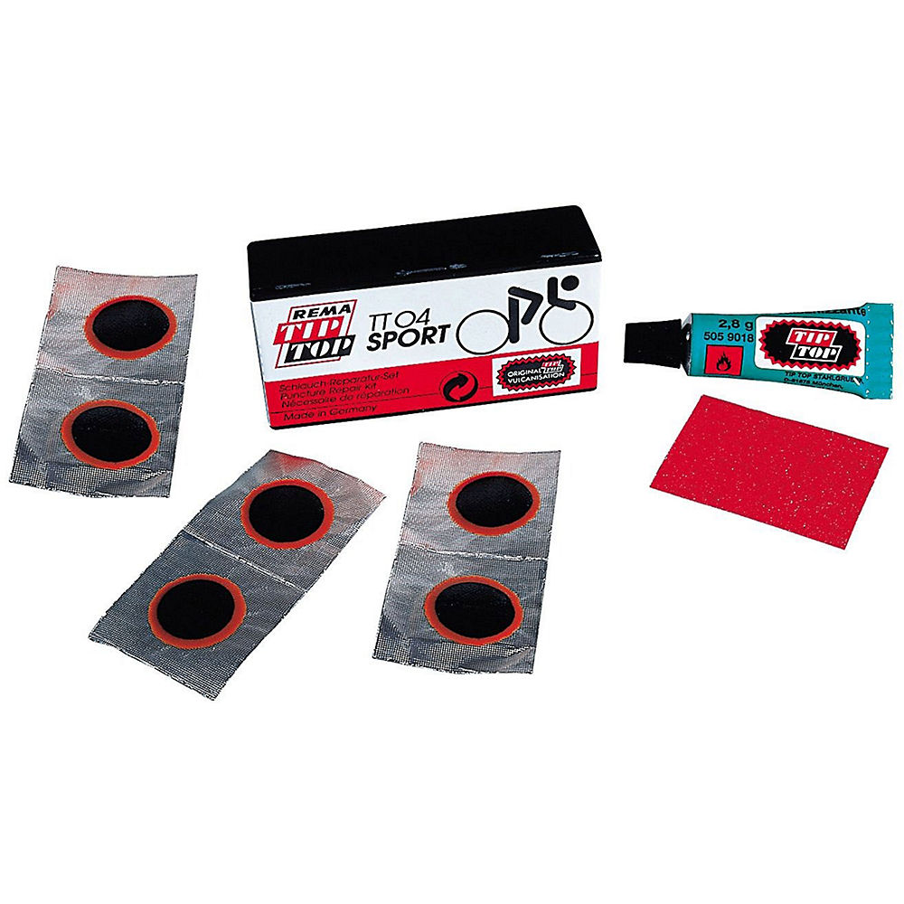 Kit de réparation de crevaison Rema Tip Top TT04 - Noir - Vert, Noir - Vert