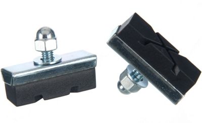 Clarks Standard X Pattern Brake Pad Set - Black - 40mm, Black