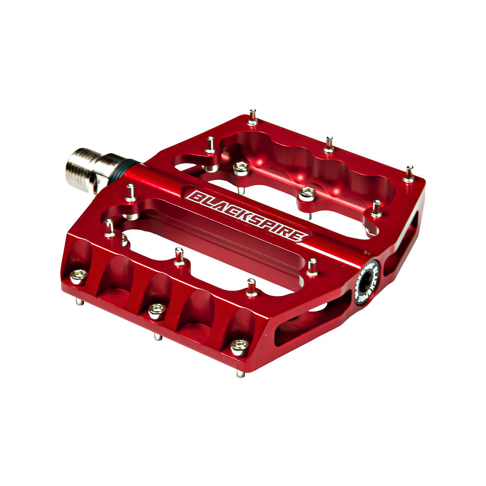 Blackspire Sub420 Flat Mountain Bike Pedals - Anodised Red, Anodised Red