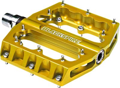 Blackspire Sub420 Flat Mountain Bike Pedals - Gold, Gold