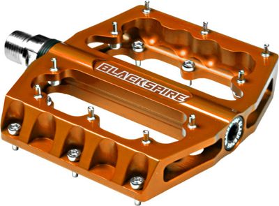 Blackspire Sub420 Flat Mountain Bike Pedals - Orange, Orange