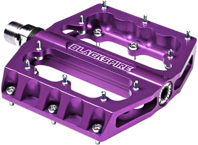 Blackspire Sub420 Flat Mountain Bike Pedals - Purple, Purple