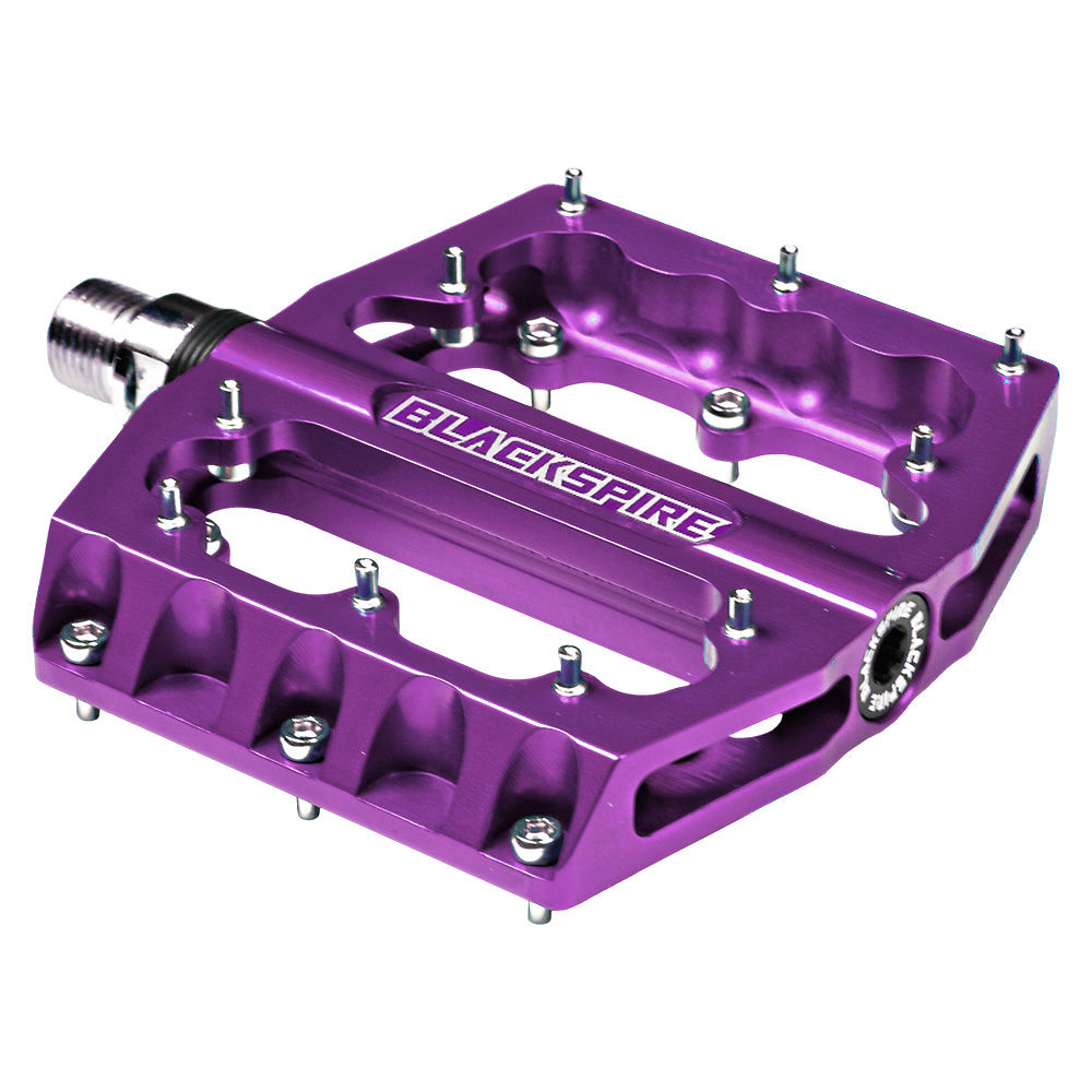 Blackspire Sub420 Flat Mountain Bike Pedals - Purple, Purple