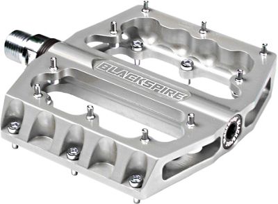 Blackspire Sub420 Flat Mountain Bike Pedals - Silver, Silver