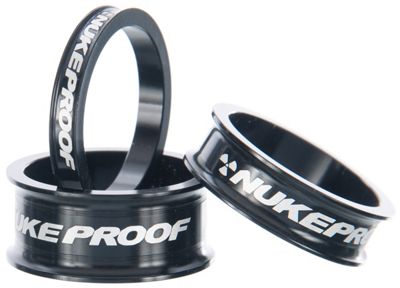 Nukeproof Turbine Headset Spacers (1.1-8") - Black - 5,10,15mm}, Black