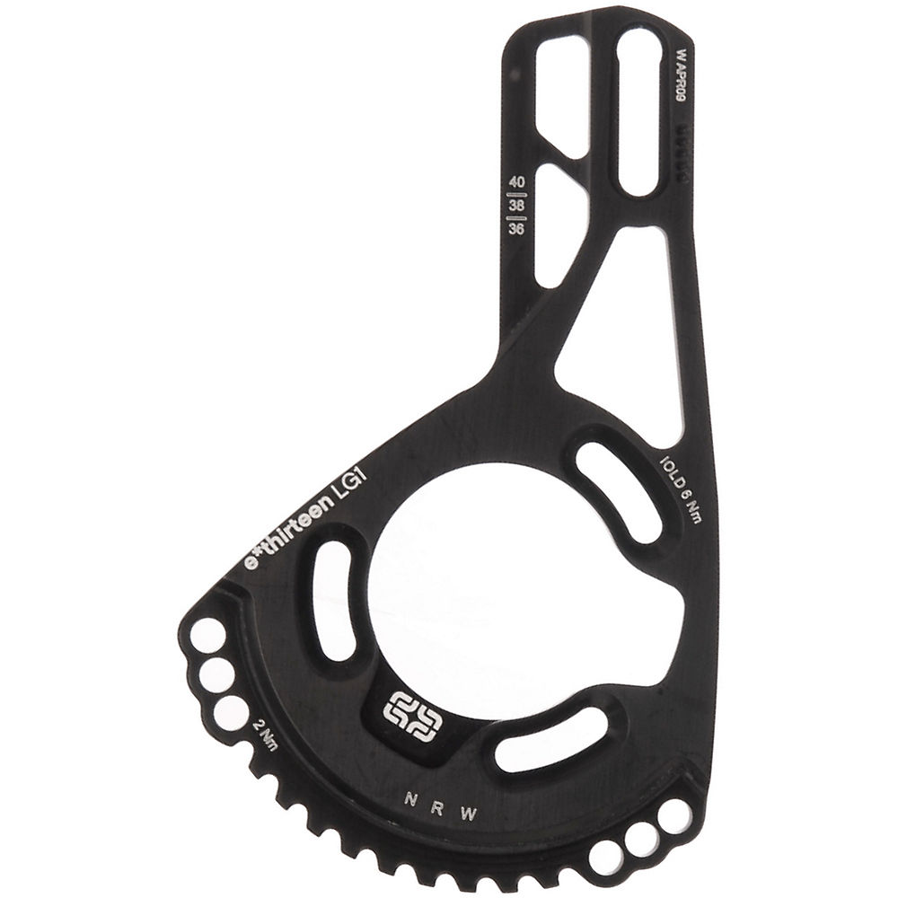 Guide-chaine E Thirteen - LG1+ supérieur - Noir - ISCG OLD 32-36t, Noir