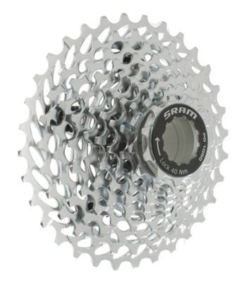 SRAM PG1050 10 Speed Road Cassette - Silver - 11-28t, Silver