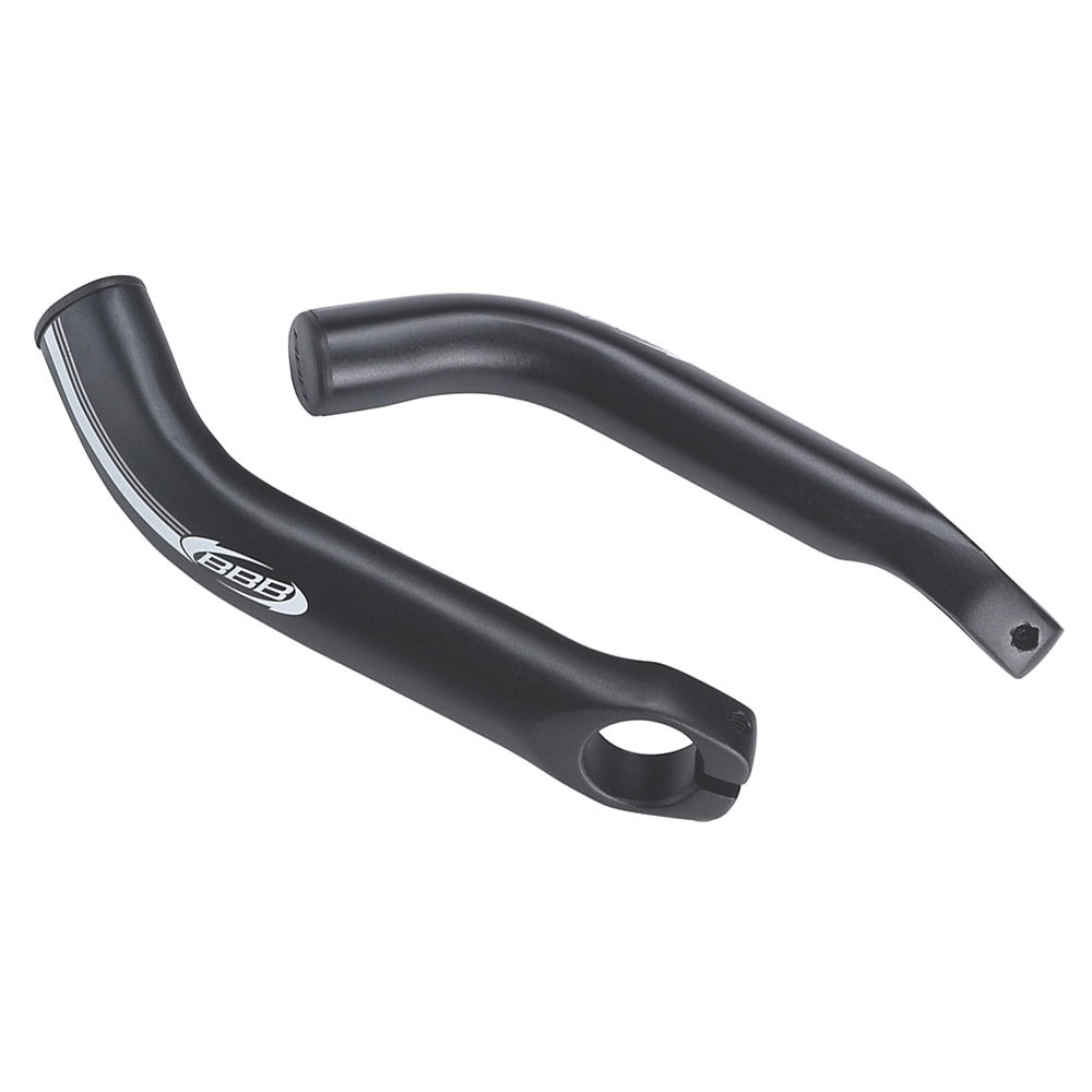 BBB LightCurve Bar Ends (BBE18) - Black - Curved, Black