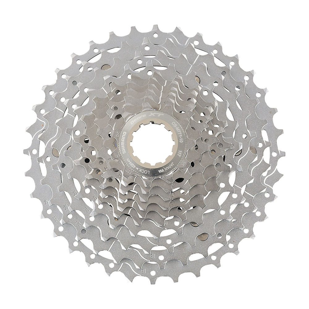 Cassette VTT 10 vitesses Shimano XT M771 - Argent - 11-32t, Argent